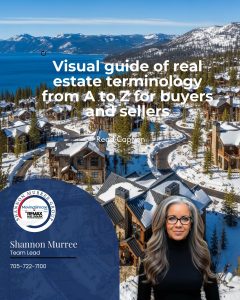 Real estate professional advising clients on Ontario property market terminology.