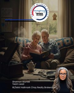 An elderly couple sit mindfully n the couch in the comfort of their home smiling, reading. but this isn't the image for many